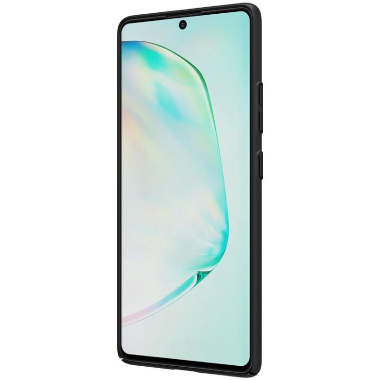 Пластиковий чохол NILLKIN Frosted Shield для Samsung Galaxy S10 Lite (G770) - Black: фото 5 з 17