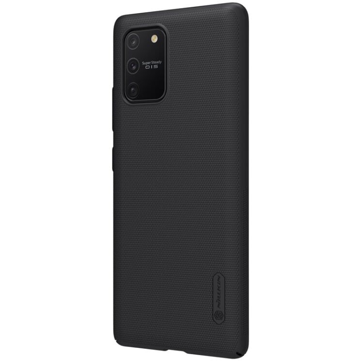 Пластиковий чохол NILLKIN Frosted Shield для Samsung Galaxy S10 Lite (G770) - Black: фото 4 з 17