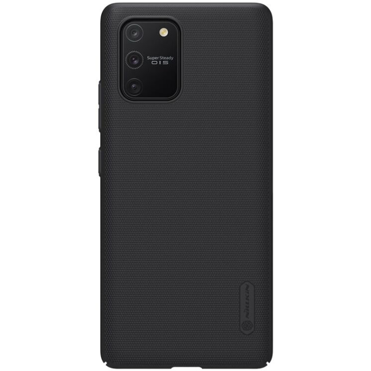 Пластиковий чохол NILLKIN Frosted Shield для Samsung Galaxy S10 Lite (G770) - Black: фото 2 з 17