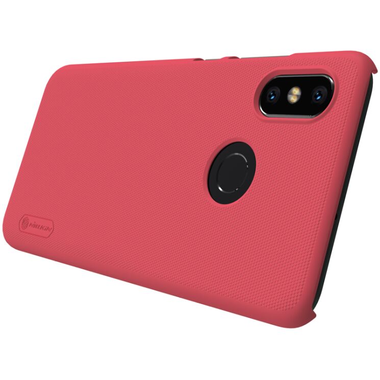 Пластиковый чехол NILLKIN Frosted Shield для Xiaomi Mi 8 - Red: фото 6 из 13