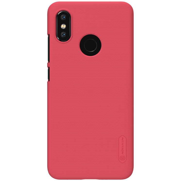 Пластиковый чехол NILLKIN Frosted Shield для Xiaomi Mi 8 - Red: фото 2 из 13