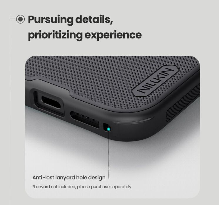 Пластиковый чехол NILLKIN Frosted Shield Pro для Apple iPhone 17 Pro Max - Black: фото 12 из 18