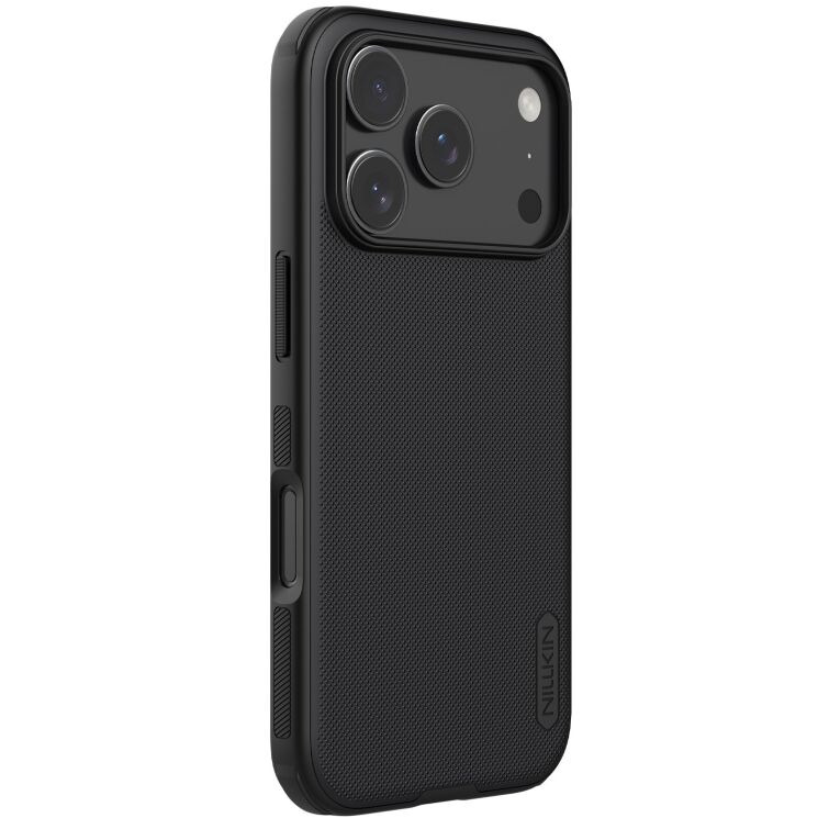 Пластиковый чехол NILLKIN Frosted Shield Pro для Apple iPhone 17 Pro Max - Black: фото 2 из 18