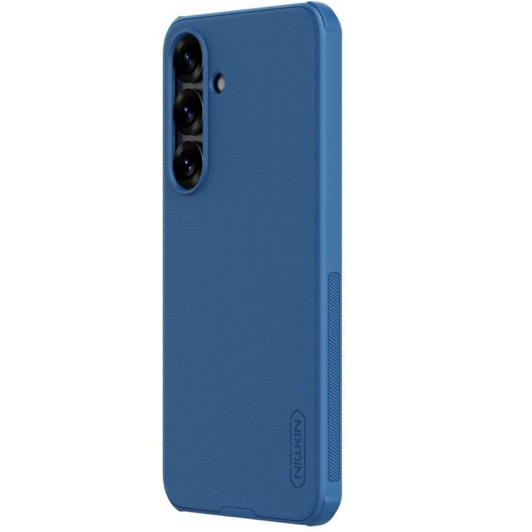 Пластиковый чехол NILLKIN Frosted Shield Pro для Samsung Galaxy S25 Plus (S936) - Blue: фото 2 из 18