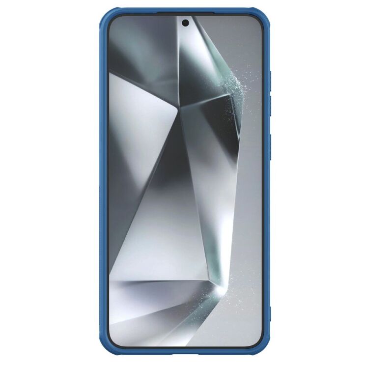 Пластиковый чехол NILLKIN Frosted Shield Pro для Samsung Galaxy S25 Plus (S936) - Blue: фото 3 из 18