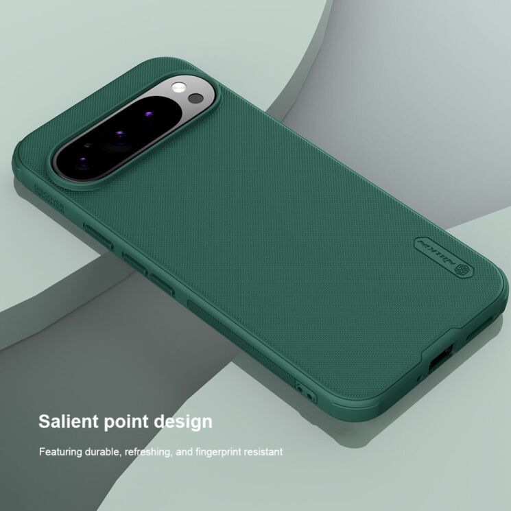 Пластиковий чохол NILLKIN Frosted Shield Pro Magnetic для Google Pixel 9 Pro XL - Green: фото 10 з 21