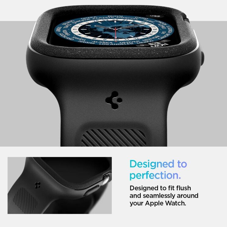 Ремешок Caseology Vault Pro by Spigen для Apple Watch 10 42 mm (ACS09390) - Matte Black: фото 16 из 17