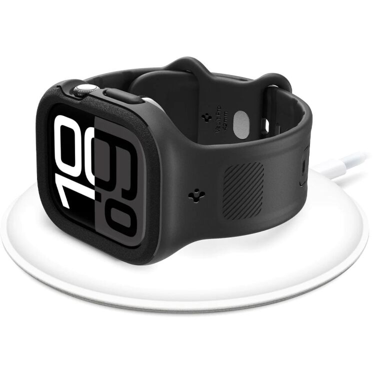 Ремешок Caseology Vault Pro by Spigen для Apple Watch 10 42 mm (ACS09390) - Matte Black: фото 11 из 17
