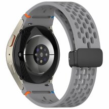 Ремінець Deexe Astra Strap для Samsung Galaxy Watch 4 / 4 Classic / 5 / 5 Pro / 6 / 6 Classic / 7 / FE - Dark Grey: фото 1 з 7