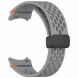 Ремінець Deexe Astra Strap для Samsung Galaxy Watch 4 / 4 Classic / 5 / 5 Pro / 6 / 6 Classic / 7 / FE - Dark Grey (358122DH). Фото 4 з 7