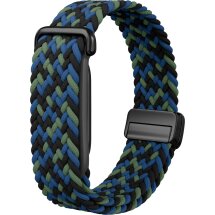 Ремешок Deexe Braided Loop для Google Fitbit Air - Blue Camouflage: фото 1 из 3