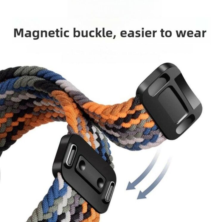Ремінець Deexe Braided Loop для Honor Band 11 / 11 Pro - Pink: фото 5 з 6