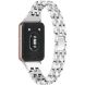 Ремінець Deexe Crystal Design для Samsung Galaxy Fit 3 - Silver (349021S). Фото 3 з 6