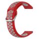 Ремешок Deexe Dual Color для Samsung Galaxy Watch 3 (41mm) - Red / Grey (235406J). Фото 1 из 5