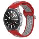 Ремешок Deexe Dual Color для Samsung Galaxy Watch 3 (41mm) - Red / Grey (235406J). Фото 5 из 5