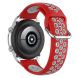 Ремешок Deexe Dual Color для Samsung Galaxy Watch 3 (41mm) - Red / Grey (235406J). Фото 3 из 5