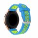 Ремешок Deexe Dual Color для Samsung Galaxy Watch 42mm / Watch 3 41mm - Sky Blue / Green (116903L). Фото 2 из 4