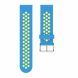 Ремешок Deexe Dual Color для Samsung Galaxy Watch 42mm / Watch 3 41mm - Sky Blue / Green (116903L). Фото 3 из 4
