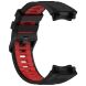 Ремінець Deexe Dual Color для Xiaomi Amazfit T-ReX 3 - Black / Red (382705BR). Фото 4 з 9