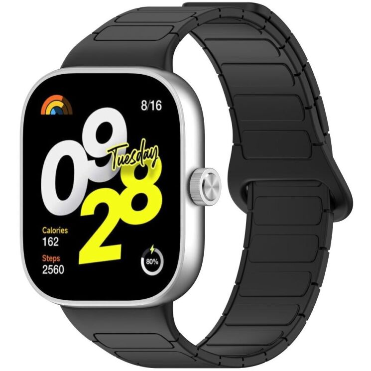 Ремешок Deexe Flexible Fit для Xiaomi Redmi Watch 4 / Mi Smart Band 8 Pro / Band 9 Pro - Black: фото 2 из 6