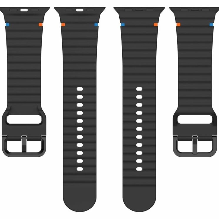Ремешок Deexe Galaxy Strap для Apple Watch 46 / 45 / 44 / SE 44 / 42 (Series 1-3) / Ultra / Ultra 2 - Brown: фото 5 из 7