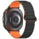 Ремінець Deexe Magnetic Band для Samsung Galaxy Watch Ultra (47mm) - Black / Orange (358021BO). Фото 1 з 7