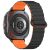 Ремінець Deexe Magnetic Band для Samsung Galaxy Watch Ultra (47mm) - Black / Orange: фото 1 з 7