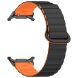 Ремінець Deexe Magnetic Band для Samsung Galaxy Watch Ultra (47mm) - Black / Orange (358021BO). Фото 3 з 7