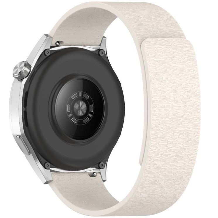 Ремешок Deexe Magnetic Silicone Strap для Huawei Watch GT 5 (46mm) - Starlight: фото 1 из 6