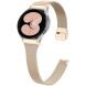 Ремешок Deexe Milanese Bracelet для Samsung Galaxy Watch 4 / 4 Classic / 5 / 5 Pro / 6 / 6 Classic / 7 / FE - Retro Gold (358126RF). Фото 2 из 7