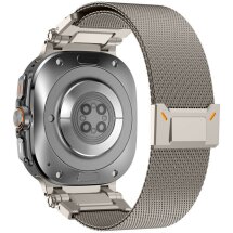 Ремешок Deexe Milanese Design для Samsung Galaxy Watch Ultra (47mm) - Titanium: фото 1 из 5