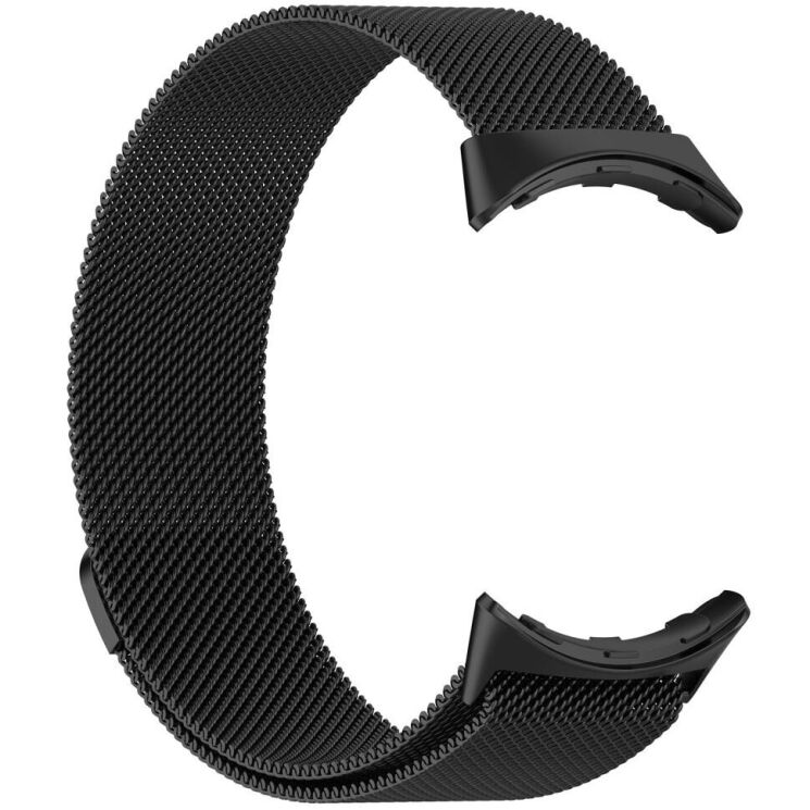 Ремешок Deexe Milanese Loop для Google Pixel Watch / Watch 2 / Watch 3 (41mm) - Black: фото 3 из 8