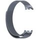 Ремешок Deexe Milanese Stainless Steel для Xiaomi Mi Smart Band 8 / 9 - Grey (326047H). Фото 2 из 8