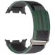 Ремінець Deexe Nylon Magic Tape для Samsung Galaxy Watch 8 (40/44mm) / 8 Classic - Green / Black (384150BG). Фото 1 з 3