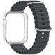 Ремешок Deexe Ocean Silicone для Huawei Watch Fit 3 - Black (357116B). Фото 3 из 3
