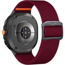 Ремінець Deexe Orbit Flex для Samsung Galaxy Watch 8 (40/44mm) / 8 Classic - Wine Red: фото 1 з 5