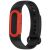 Ремінець Deexe Soft Silicone для Google Fitbit Air - Black / Red: фото 1 з 8