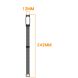 Ремінець Deexe Soft Silicone для Google Fitbit Air - Midnight Blue / White (258006LW). Фото 8 з 8