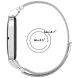 Ремінець Deexe Soft Silicone для Google Fitbit Air - Midnight Blue / White (258006LW). Фото 7 з 8