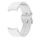 Ремінець Deexe Soft Silicone для Samsung Galaxy Watch 4 / 4 Classic / 5 / 5 Pro / 6 / 6 Classic / 7 / FE - White (284302W). Фото 3 з 8