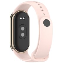 Ремешок Deexe Soft Silicone для Xiaomi Mi Smart Band 8 / 9 - Pink: фото 1 из 5
