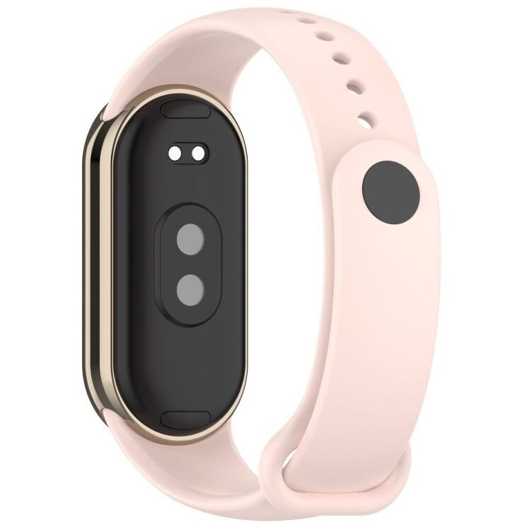 Ремешок Deexe Soft Silicone для Xiaomi Mi Smart Band 8 / 9 - Pink: фото 1 из 5