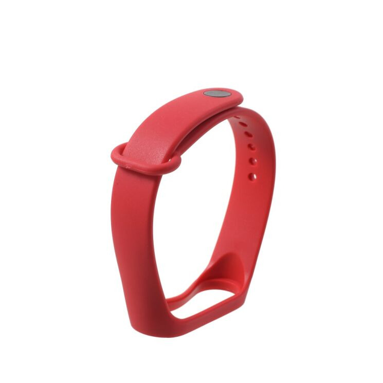 Ремінець Deexe Soft Touch для Xiaomi Mi Band 3 - Red: фото 3 з 6