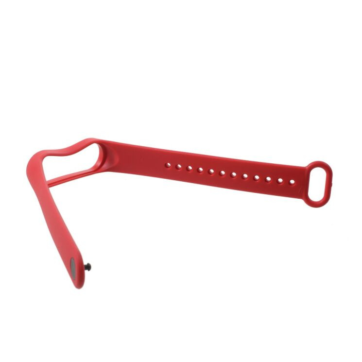 Ремінець Deexe Soft Touch для Xiaomi Mi Band 3 - Red: фото 4 з 6