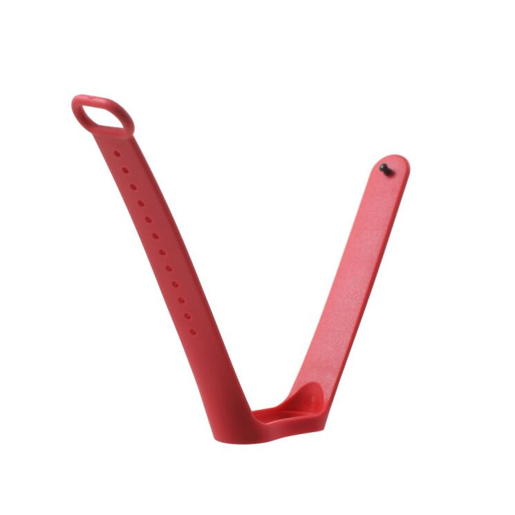 Ремінець Deexe Soft Touch для Xiaomi Mi Band 3 - Red: фото 6 з 6