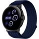 Ремешок Deexe Soft Weave для Google Pixel Watch 4 / 3 / 2 / 1 (41mm) - Navy Blue (389906NB). Фото 2 из 5