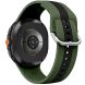 Ремінець Deexe Sport Strap для Samsung Galaxy Watch 8 (40/44mm) / 8 Classic - Army Green / Black (384178GB). Фото 1 з 6
