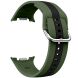 Ремінець Deexe Sport Strap для Samsung Galaxy Watch 8 (40/44mm) / 8 Classic - Army Green / Black (384178GB). Фото 3 з 6