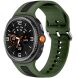 Ремінець Deexe Sport Strap для Samsung Galaxy Watch 8 (40/44mm) / 8 Classic - Army Green / Black (384178GB). Фото 2 з 6