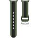 Ремінець Deexe Sport Strap для Samsung Galaxy Watch 8 (40/44mm) / 8 Classic - Army Green / Black (384178GB). Фото 5 з 6